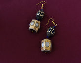 Yellow Large Stone Pendant Set -The Pashm